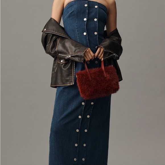 Anthropologie Brown Mini Dress - Picture 1 of 5